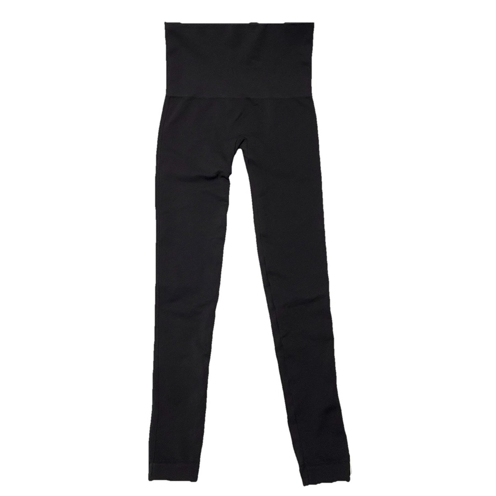 Spanx Shaping Leggings Black Size Small Look At me Now High Waist Seamless Sleek